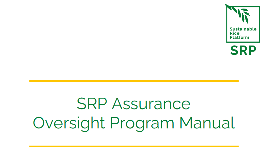SRP Assurance
Oversight Program Manual