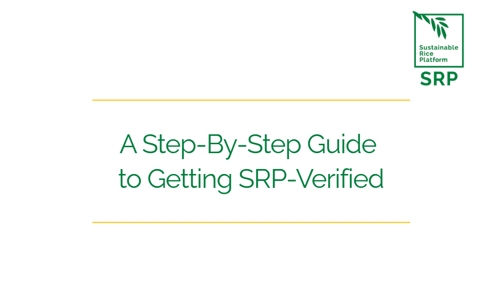 A Step-By-Step Guide to Getting SRP-Verified 